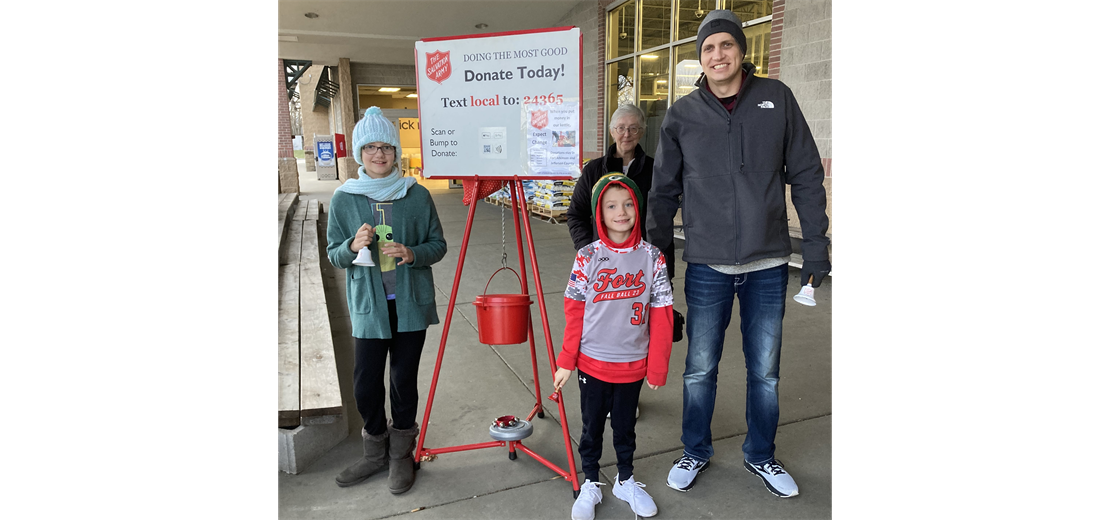 Ringing Bells for the Salvation Army